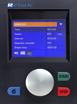 Comfortable parameter setting via display and ergonomic 1-button operation 